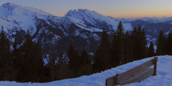 Les Aravis (hiver)