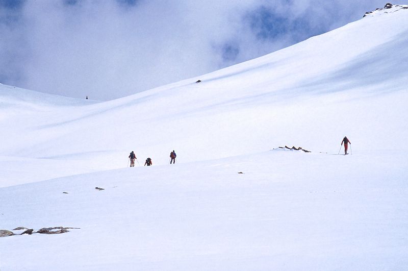 Vers le col de Chamoussire