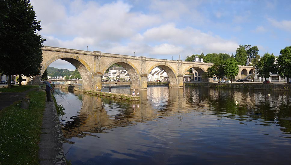 Viaduc de Chteaulin vu de l'aval